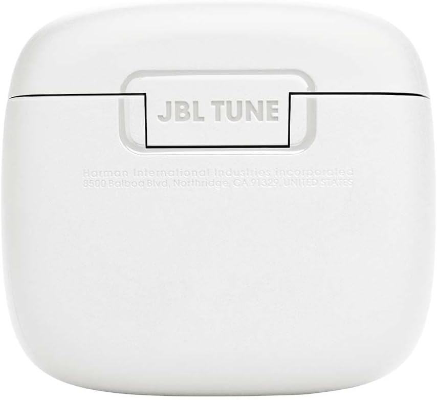 JBL Tune Flex In-Ear Bluetooth Headphones, Water-Resistant Noise-Cancelling Earphones with 32 Hours of Battery Life, White